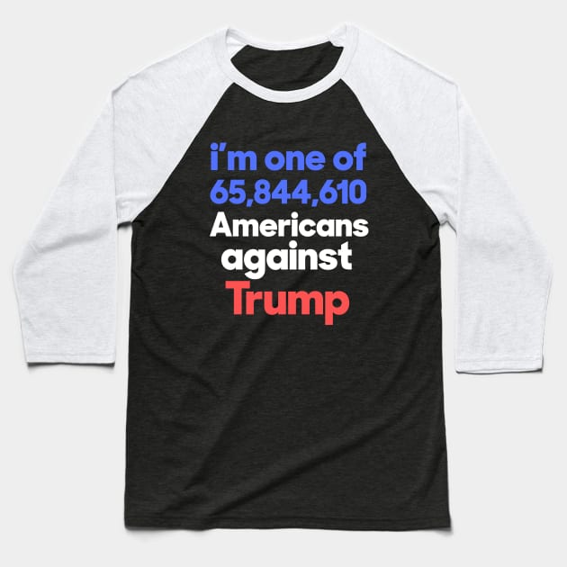 Americans Against Trump Baseball T-Shirt by agedesign